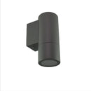 Bronte Wall Mounted Round Down Light 240V LED Dark Grey Finish