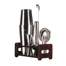 Chrome Silver Boston Cocktail Shaker Barware Tools 10Pcs Kit