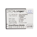 Cameron Sino Cs Lva300Xl 2050Mah Battery For Lenovo A300 Mobile