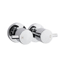 Chrome Bathtub Spout Basin Water Spout Mixer Tap Set With Wall Taps