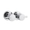 Chrome Bathtub Spout Basin Water Spout Mixer Tap Set With Wall Taps