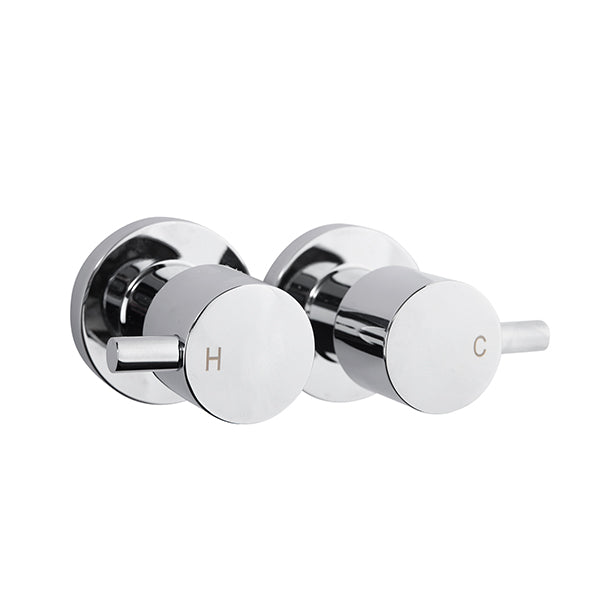 Chrome Bathtub Spout Basin Water Spout Mixer Tap Set With Wall Taps