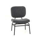 Upholstered Accent Chair With Sponge Padding And Adjustable Foot Pads