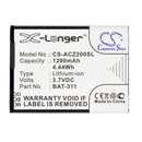 Cameron Sino Cs Acz200Sl 1200Mah Battery For Acer Z200 Mobile