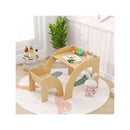 Cute Activity Kids Table And Chair Set With Wide Tabletop
