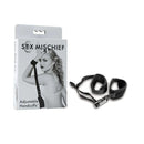 Sex And Mischief Adjustable Handcuffs Black Restraints