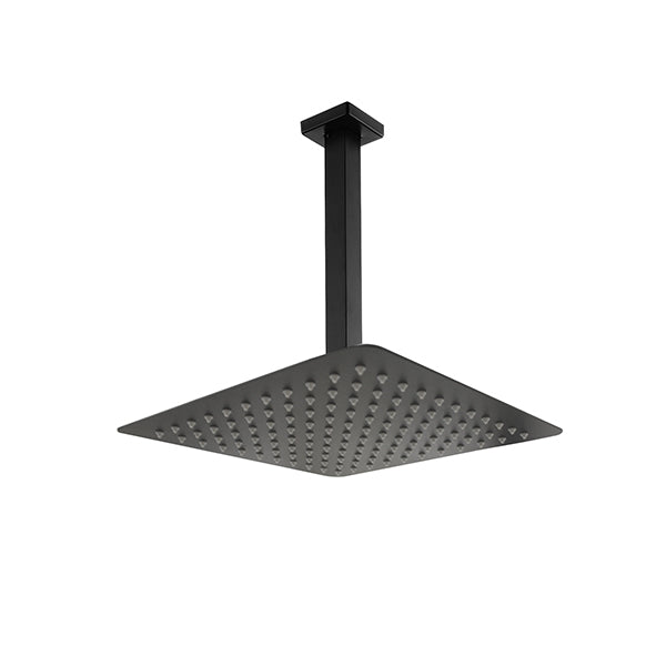Super Slim Stainless Steel Shower Head Square Ceiling Shower Arm 200Mm