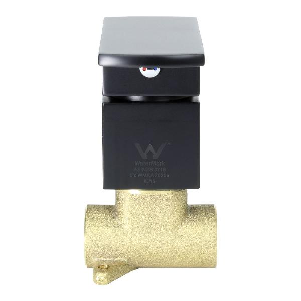 Terrus Wall Mounted Bath and Shower Mixer Matte Black