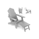 All Weather Hips Patio Adirondack Chair