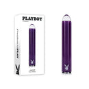 Playboy Pleasure Amethyst Purple Rechargeable Glass Tipped Vibrator