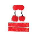 Sex And Mischief Amor Bondage Beginner Kit Red 5 Piece Set