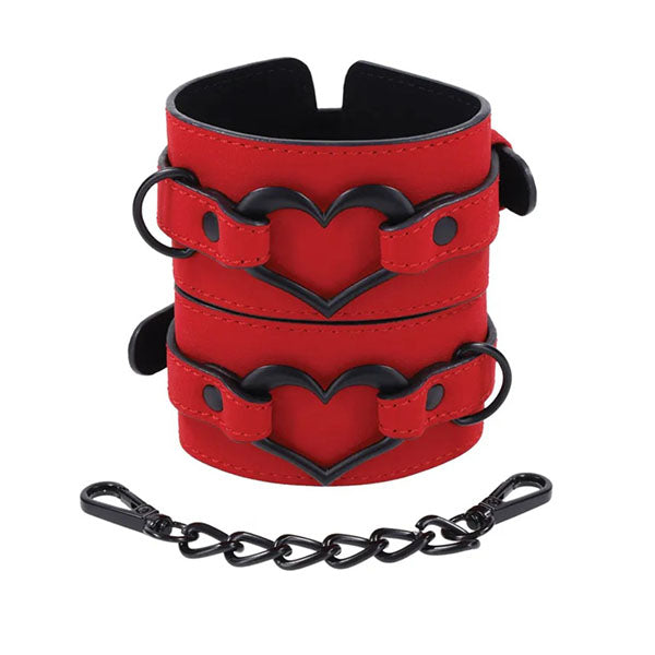 Sex And Mischief Amor Handcuffs Red Restraints