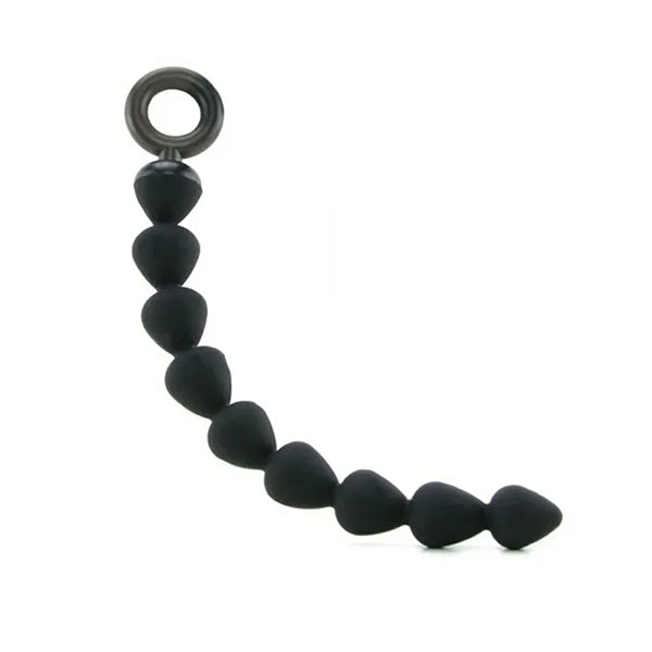 Sex And Mischief Silicone Anal Beads Black Anal Beads