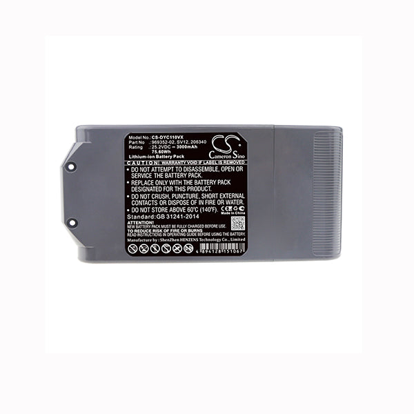 Cameron Sino Cs Dyc110Vx 3000Mah Battery For Dyson V10 Animal Vacuum