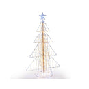 152Cm Animated Christmas Tree Pre Lit With Warm And Cold Led Lights