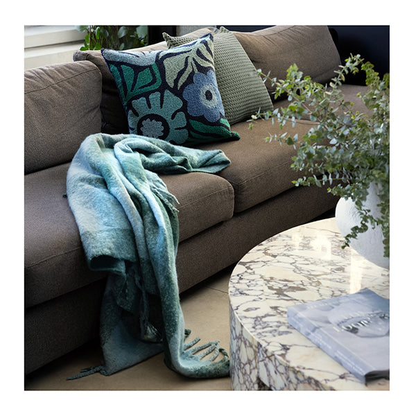 Bambury Cosmo Throw Aqua