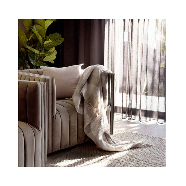 Bambury Cosmo Throw Aqua