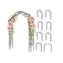Garden Arch Arbor Trellis Metal 2 Half For Decor