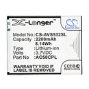 Cameron Sino Cs Avs532Sl 2200Mah Battery For Archos 50C Platinum Phone