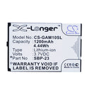 Cameron Sino Cs Gam10Sl 1200Mah Replacement Battery For Asus M10 Phone