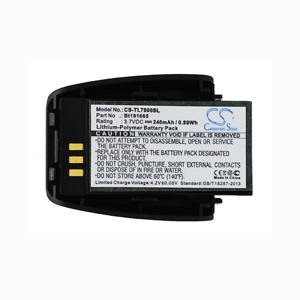 Cameron Sino Cs Tl7800Sl 240Mah Battery For Plantronics Tl7800 Headset