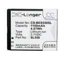 Cameron Sino Cs Bes550Sl 1100Mah Battery For Bea Fon Sl550 Mobile