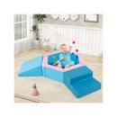 3 Piece Baby Foam Climbing Blocks With Colorful Ball Pit