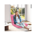 Floor Chair With 14 Position Adjustable Back And Thick Sponge Padding