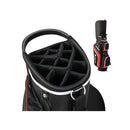 Golf Cart Bag With 14 Way Dividers 9 Pockets And Cooler Bag