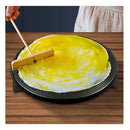 33Cm Reversible Round Cast Iron Crepes Pan Cookie Pizza Bakeware