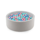 Foam Ball Pit Round Baby Playpen With 200 Ocean Balls And Storage Bag