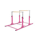 Double Gymnastics Bar With Adjustable Width And 11 Level Heights