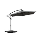 3M Outdoor Umbrella Cantilever Grey With Base