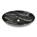 615X420X140 Mm Bathroom Oval Above Counter Ceramic Wash Basin