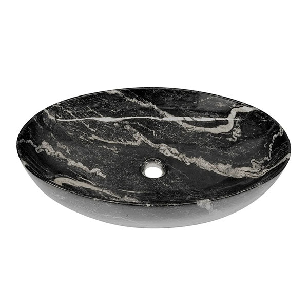 615X420X140 Mm Bathroom Oval Above Counter Ceramic Wash Basin