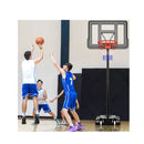 Portable Basketball Hoop Adjustable With 2 Wheels