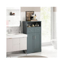 Bathroom Floor Cabinet With 2 Adjustable Shelves For Bathroom