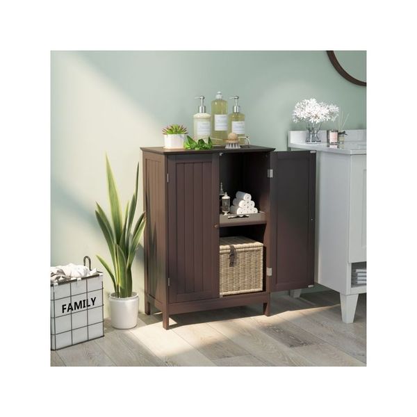 Bathroom Storage Cabinet With Double Doors
