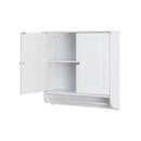 Bathroom Wall Cabinet With 2 Doors And Adjustable Shelf