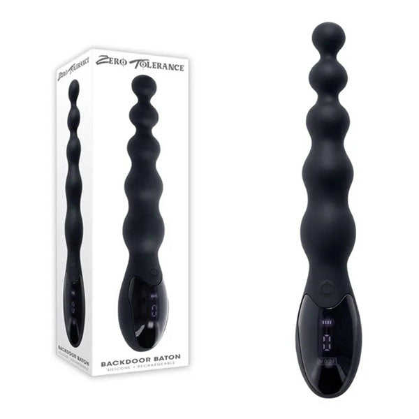 Zero Tolerance Backdoor Baton Black 24 Cm Rechargeable Anal Beads