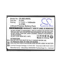 Cameron Sino Cs Bel880Sl 1450Mah Battery For Bea Fon Sl800 4G Mobile