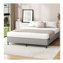Bed Frame Bed Base Platform Grey