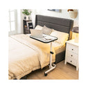 Portable Bedside Table With 9 Level Adjustable Height