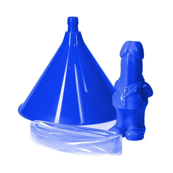 S Line The Dickheads Beer Bong Blue Novelty Beer Bong