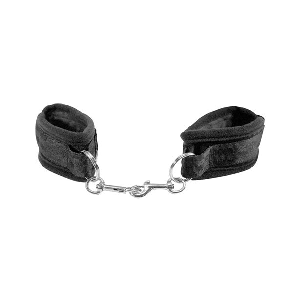 Sex And Mischief Black Beginners Handcuffs Black Restraints