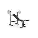 Adjustable Weight Bench And Barbell Rack Set With Squat Rack