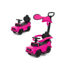 3 In 1 Licensed Mercedes Benz Ride On Push Car With Push Handle