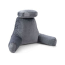 Bed Rest Reading Pillow With Support Arms Detachable Neck Roll