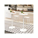 Round Bistro Cocktail Tall Coffee Table High Top Pub Table