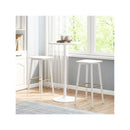 Round Bistro Cocktail Tall Coffee Table High Top Pub Table